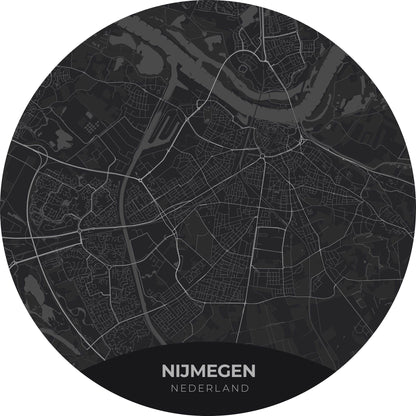 Nijmegen - Kaarten - Muurstatuur