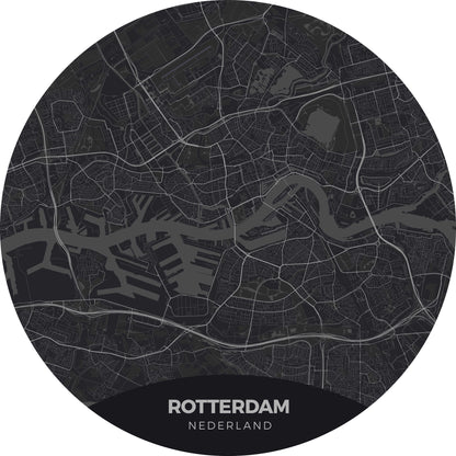 Rotterdam - Kaarten - Muurstatuur
