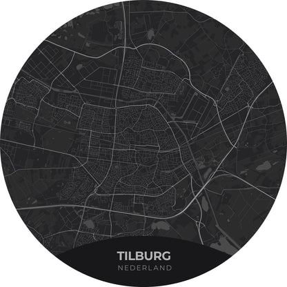 Tilburg - Kaarten - Muurstatuur