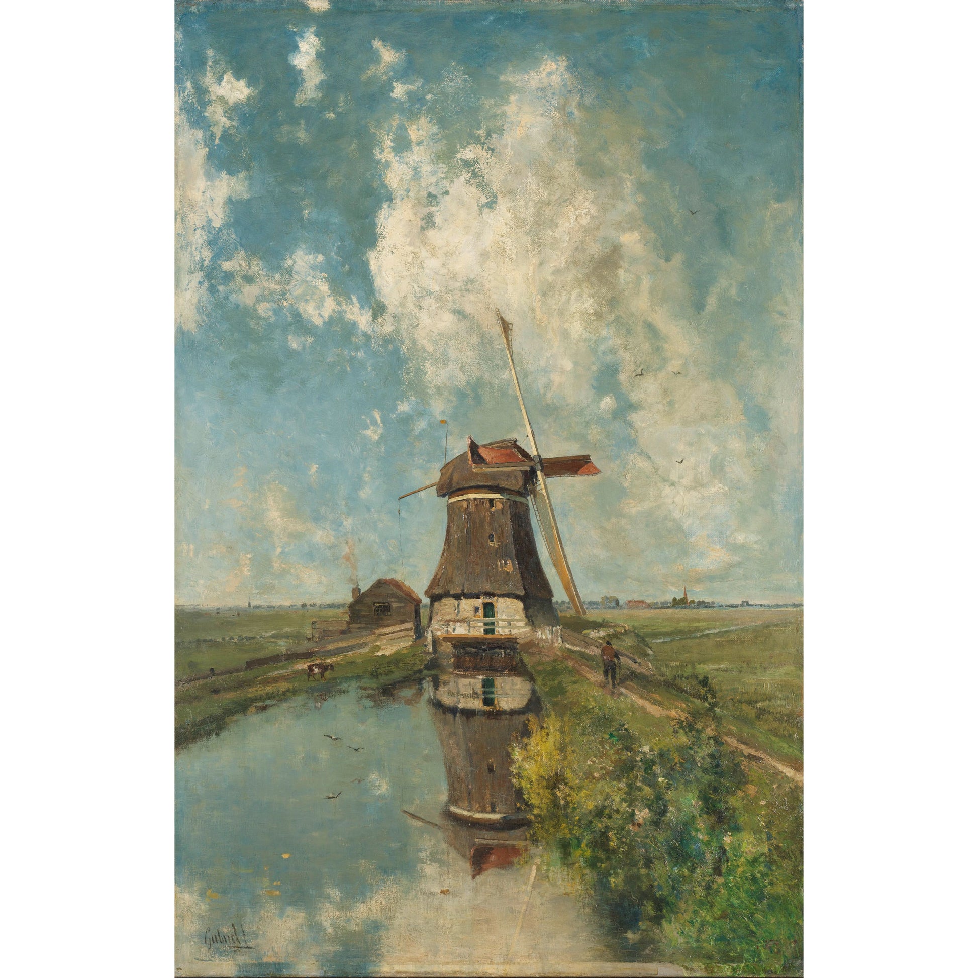 In de Maand Juli - Meesterwerken - Muurstatuur