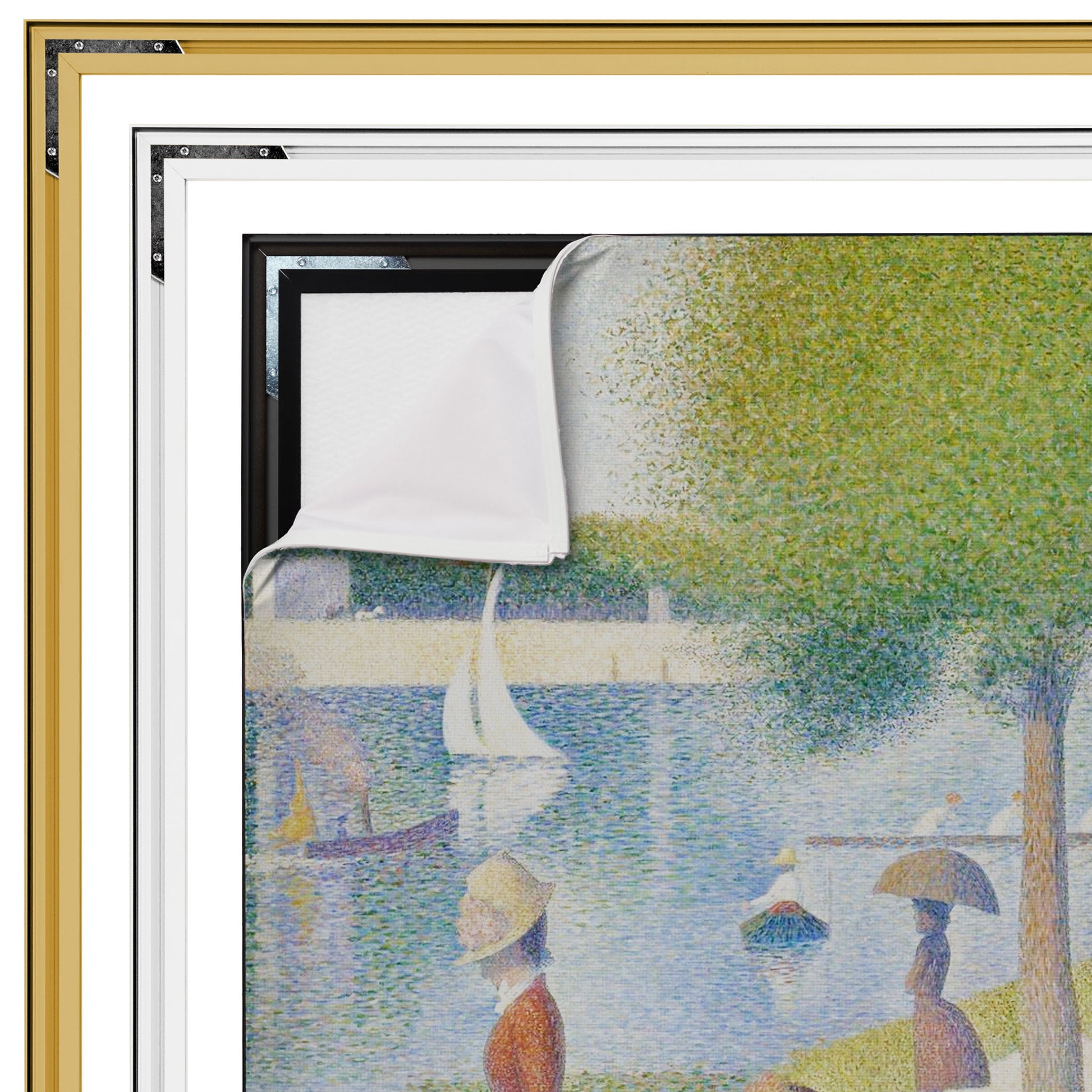 Een Zondag op La Grande Jatte - Meesterwerken - Muurstatuur