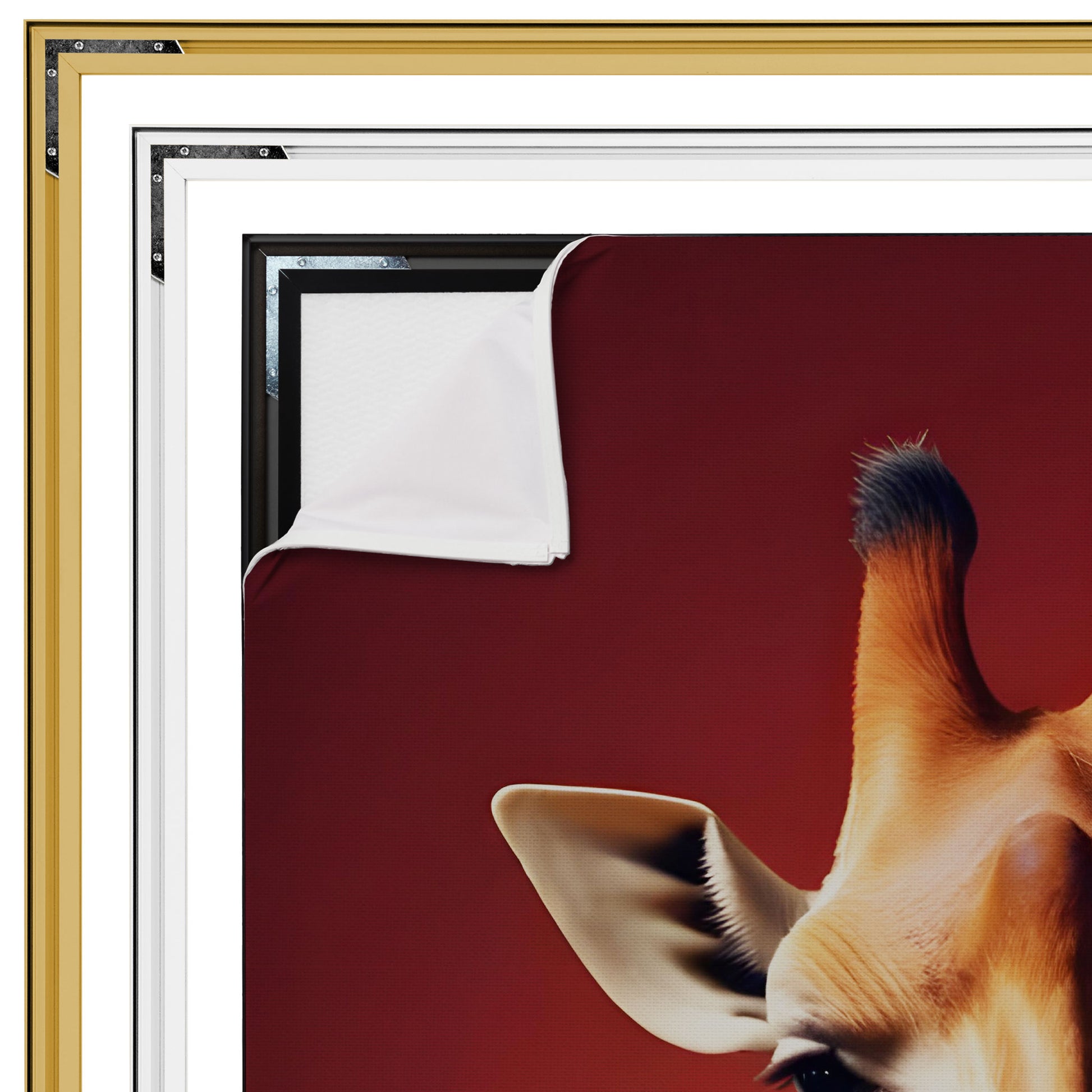 Fancy Giraffe - Limited Editions - Muurstatuur
