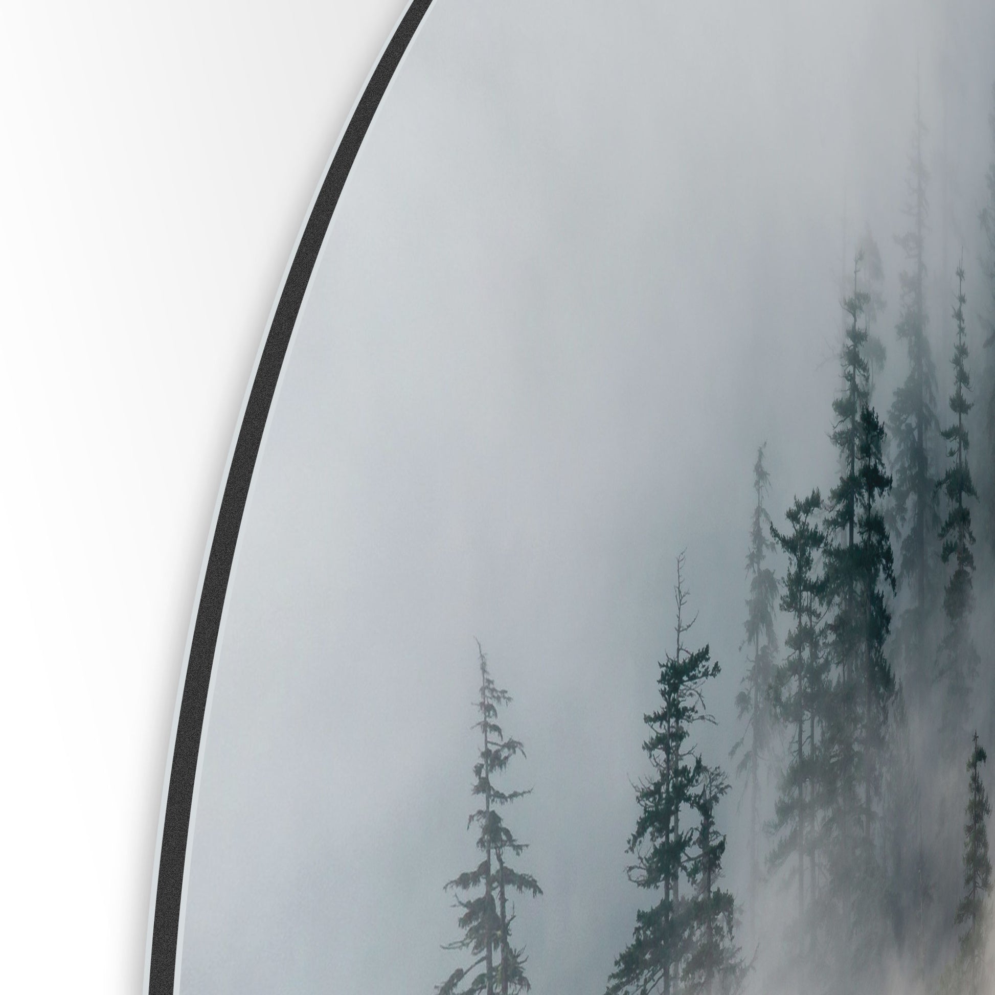 Bos in Mist - Fotografie - Muurstatuur