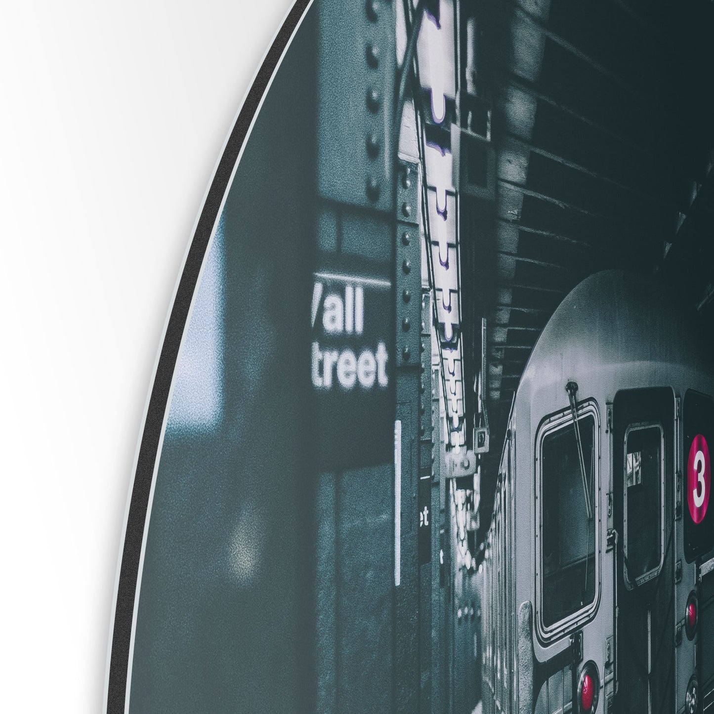 NYC Metro - Fotografie - Muurstatuur